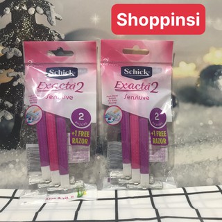 Set 3 Dao Cạo Nữ 2 Lưỡi Dao Kép Schick Exacta 2