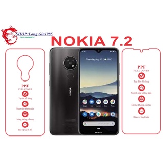 Nokia 7.2 miếng dán trong Ppf mặt sau và mặt trước chống va đập chống trầy xước