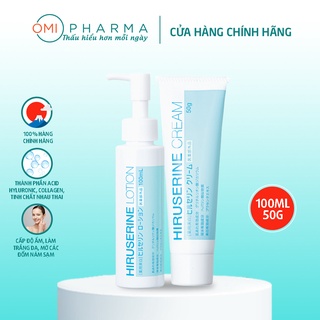 Dưỡng Ẩm Sâu Trắng Da Mờ Thâm Nám Hiruserine Nhật Bản 100g&amp; 50g