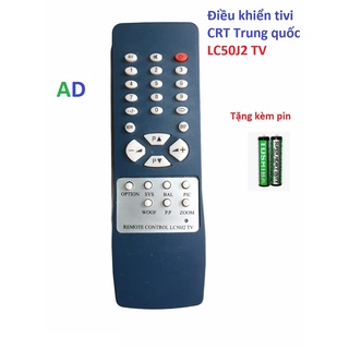 Điều khiển tivi CRT LC50J2TV dòng tivi Trung quốc cổ dầy -Tặng kèm pin