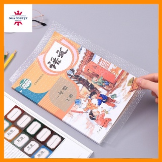 Decal bọc sách vở chống nước, chống rách, trong suốt Kích cỡ 43x30cm
