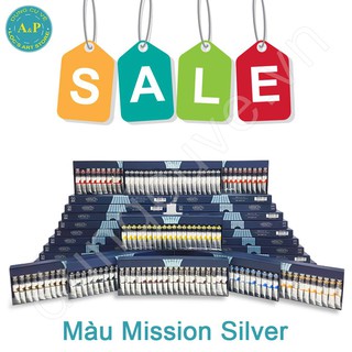 [Lộc'art Store]Màu nước Mission Silver Class Hàn Quốc màu sáng và trong(Tuýp 12ml)