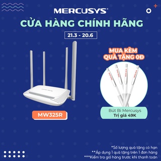 Bộ Phát Wifi Mercusys MW325R Chuẩn N 300Mbps