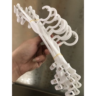COMBO 100 kẹp đồ lót màu trắng, kích thước dài 28cm