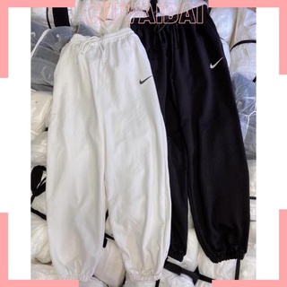 Quần jogger Có Size Quần bo gấu thể thao ống suông rộng unisex