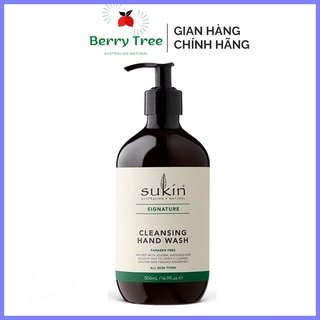 Nước Rửa Tay Diệt Khuẩn Hữu Cơ Sukin Cleansing Hand Wash 500 ml (BR)