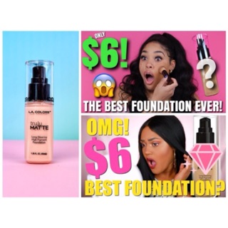 [FREESHIP] Kem Nền Dupe Estée Lauder Che Khuyết Điểm Kiềm Dầu Lâu Trôi LA COLORS