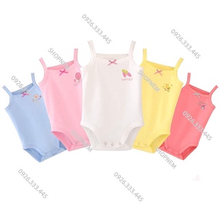 CHỌN MẪU Body chip hai dây điệu đà cho bé gái mặc hè (mix cùng legging, quần short, váy) CT006