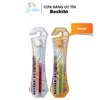 Bàn chải đánh răng Okamura lông mềm siêu sach, không đau nướu, Chất lượng nhật bản