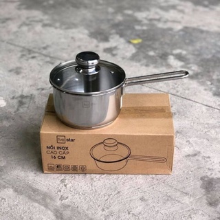Nồi Nấu bột Inox 3 đáy cao cấp Fivestar size 16