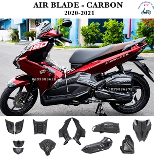 Phụ kiện AB AirBlade Carbon đời xe 2020, 2021, 2022 - [Hàng loại 1] Đồ chơi ốp trang trí bảo vệ xe máy Cacbon Air Blade