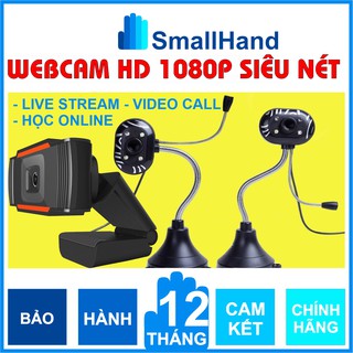 Webcam đế kẹp HD 1080P / 720P  siêu nét và Webcam cao cổ – Có Mic và đèn Led hỗ trợ học trực tuyến – Bảo hành 12 tháng