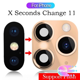 Miếng ốp bảo vệ và độ camera thích hợp để chuyển đổi từ iPhone XR X thành iPhone 11 (Pro Max)