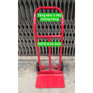 Xe đẩy hàng 2 bánh tải trọng 200kg màu đỏ
