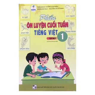 Sách - Phiếu ôn luyện cuối tuần Tiếng Việt 1 tập 1 ( Cánh diều )