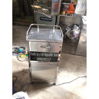Tủ đầu giường INOX dùng trong bệnh viện, phòng khám, spa làm đẹp