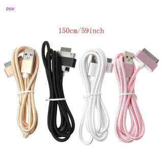 Dây cáp sạc đồng bộ dữ liệu USB 1.5m 30pin cho IP4 4s tablet táo 2 3 4