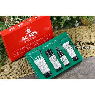 [ Chính Hãng ] Set hỗ trợ giảm Mụn AC SOS AHA-BHA-PHA 30days Some By Mi Kit (4 món)