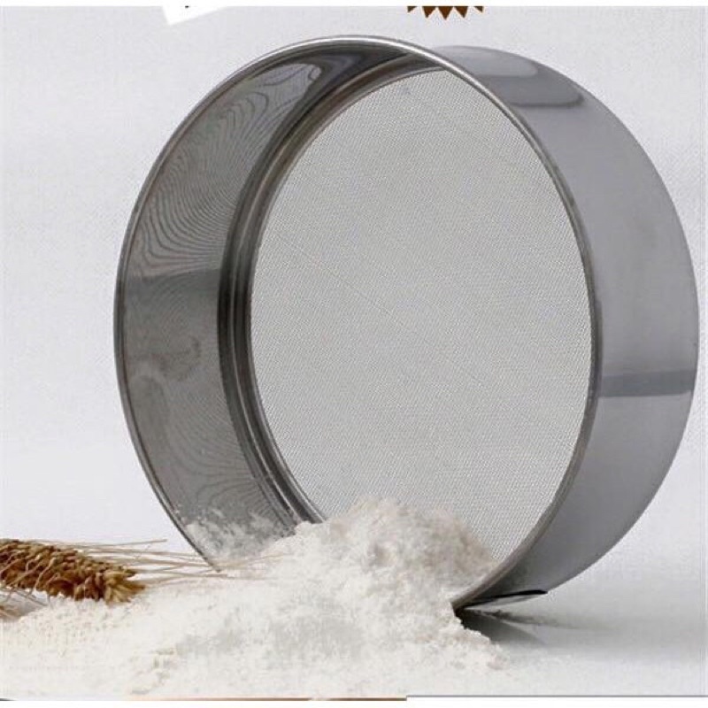 Rây bột tròn inox 15cm