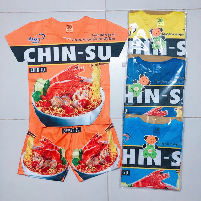 Bộ thun mì tôm cho bé