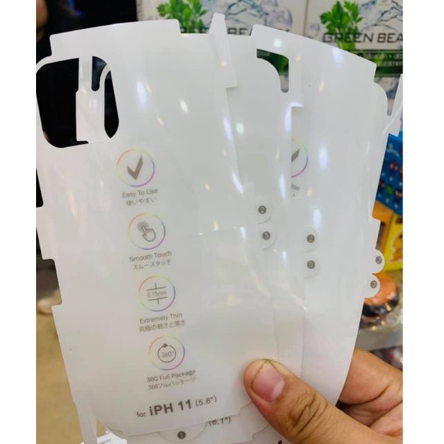 Dán mặt lưng PPF cho iphone 11 pro