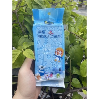 Mút Tắm Bọt Biển Tạo Bọt Tẩy Da Chết Kì Ghét Pororo Dễ Thương