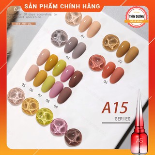 Sơn gel AS chính hãng chai đỏ mã A15 15ml