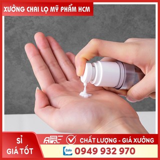 Chai Hút Chân Không 100ML Chiết Mỹ Phẩm - Chai Lọ Nhựa Trong Suốt Xịt Nhỏ Giọt Hút Chân Không - Chai Lọ Mỹ Phẩm