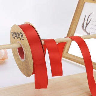 Dây Ruy Băng Lụa Trơn Ruy Băng Satin Cuộn Đẹp Bản 2.5cm - 50m Gói Hoa Buộc Hoa Buộc Quà Làm Nơ