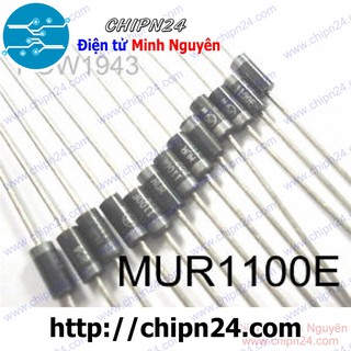 [5 CON] Diode MUR1100 DO-4 1A 1000V (MUR1100E MUR 1100) [Diode Schottky]