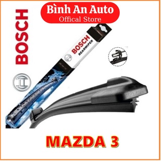Cần gạt mưa MAZDA 3 (24+18) không xương Silicone hãng BOSCH - Bình An Auto