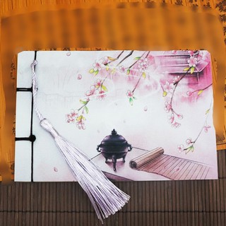 [Mã LIFEBOOK2 giảm 10% đơn 0Đ] ( 8 mẫu ) Sổ cổ trang mẫu A6 không dòng kẻ sổ cổ phong cosplay in hình cosplay Trung Quốc