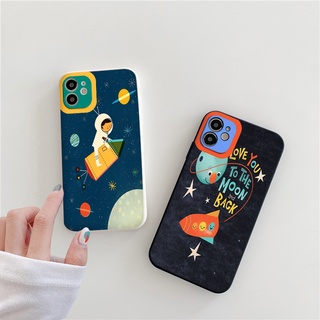 Ốp Điện Thoại iphone Phi hành gia ốp vuông iPhone 12 8plus 11promax 7plus 6Plus 7Plus X Xs Max 13 Promax tr235