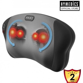 Gối massage Shiatsu 4 bi lăn/Chức năng hồng ngoại Homedics SP-6H-GB