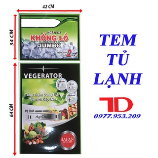 TEM DÁN TỦ LẠNH