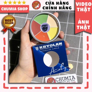 Che khuyết điểm KRYOLAN Concealer Circle - 5 ô nhiều màu - chumia