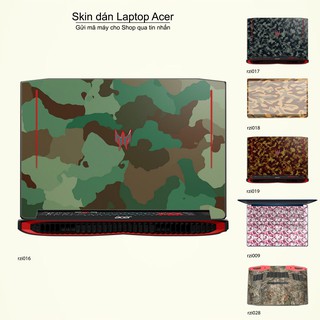 Skin dán Laptop Acer in hình rằn ri nhiều mẫu 3 (inbox mã máy cho Shop)