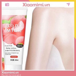 Kem Dưỡng Ẩm, Dưỡng thể trắng da mềm mịn hương quả đào - Nội địa trung Body Lotion