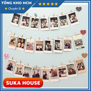 SET 50 Cái Kẹp Gỗ Trang Trí Ảnh 3,5CM Phong Cách SUKAHOUSE H093