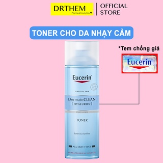 Nước Cân Bằng Eucerin Cho Da Nhạy Cảm Eucerin DermatoCLEAN HYALURON Toner 200ml