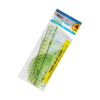 Bộ Thước Màu 4 Cây T-140