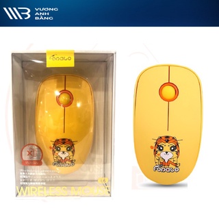 Mouse, Chuột mát tính không dây FD-L8 Yellow- Hàng chính hãng