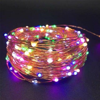 Đèn led 7 màu trang trí dài 3M, có sẵn pin rất tiện lợi