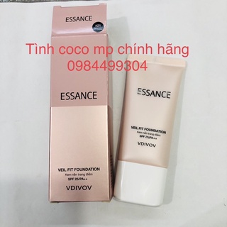 Kem nền bền màu che khuyết điểm toàn diện Essance Veil Fit Foundation SPF25 PA++ 30ml