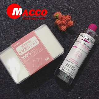 Bông Tẩy Trang Hộp 1000 Miếng Nhật Bản Miniso Siêu Mỏng