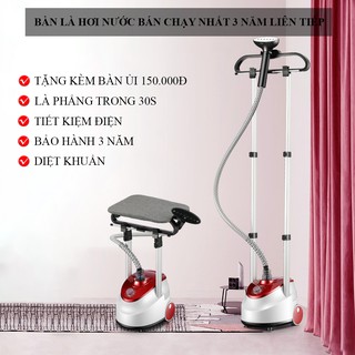 Bàn là hơi nước cao cấp, bàn ủi hơi nước đứng công suất 1800W, dung tích 2L, cảm biến nhiệt thông minh