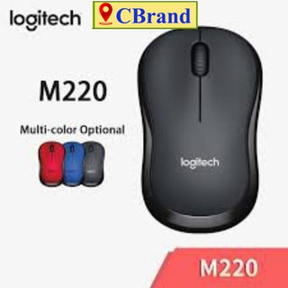 Chuột Máy Tính⚡️Chuột Không Dây LOGITECH M220 Silent Giảm Tiếng Ồn⚡️Hàng Chính Hãng Tặng Kèm Pin AA⚡️C.Brand