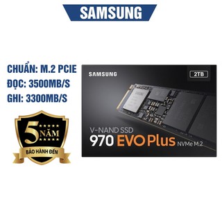 [Mã ELMALL7 giảm 7% đơn 5TR] Ổ cứng SSD Samsung 970 EVO PLUS 2TB NVMe