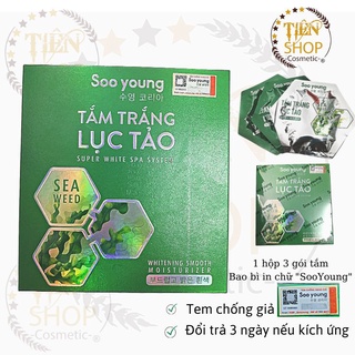 Tắm Trắng Lục Tảo Soo Young (hộp 3 gói)