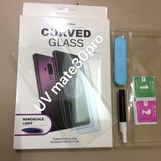 Kính cường lực UV huawei mate 30 pro có đèn sấy